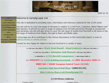 Tablet Screenshot of kampfgruppe144.com